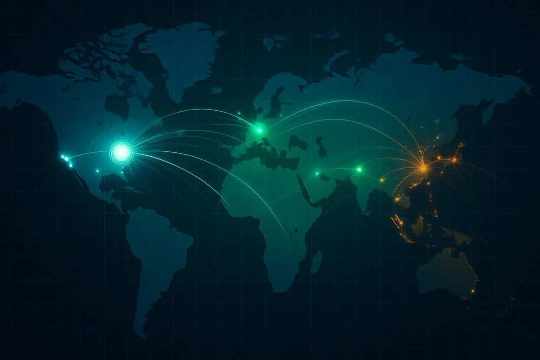 To visually illustrate the impact of geographic location on engineering outsourcing costs, as described in the article.