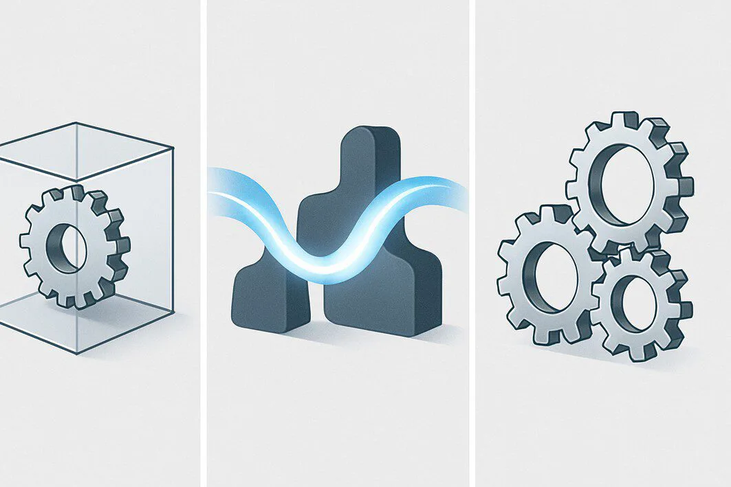 To provide a clear, conceptual visualization of the three main pricing models: Fixed-Price, Time & Materials, and Dedicated Team.