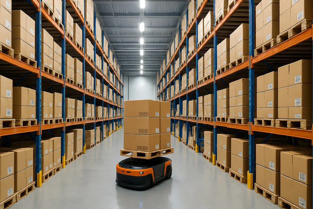 To visually represent the concept of optimized inventory and warehousing, a key foundational strategy for cost reduction.