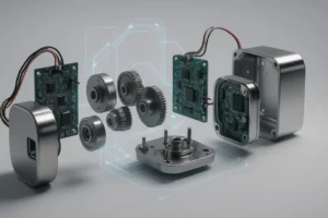 A detailed 3D render showing an exploded view of a complex system. Individual components are arranged neatly in mid-air, ready for assembly, which illustrates the article's topic of system assembly fundamentals.