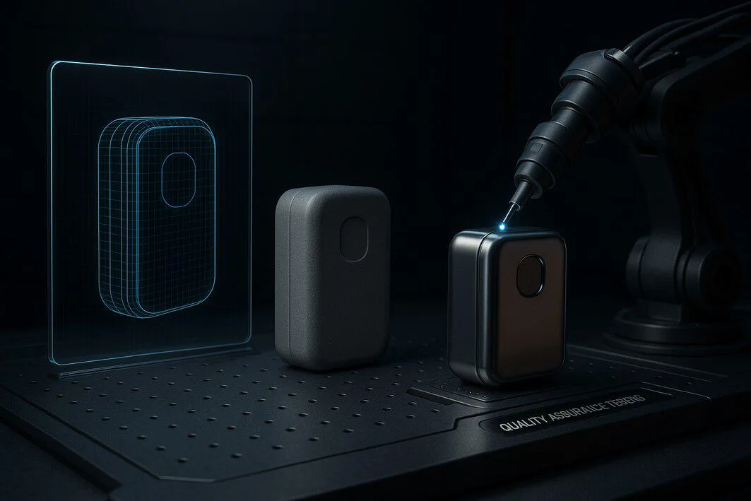 To visualize the transition from design and prototyping to the final development and testing stage.